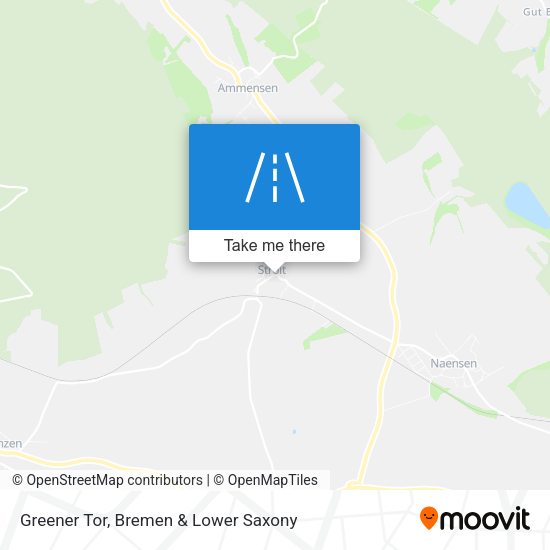 Greener Tor map