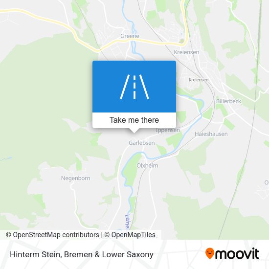 Hinterm Stein map