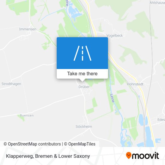 Klapperweg map