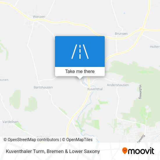 Kuventhaler Turm map