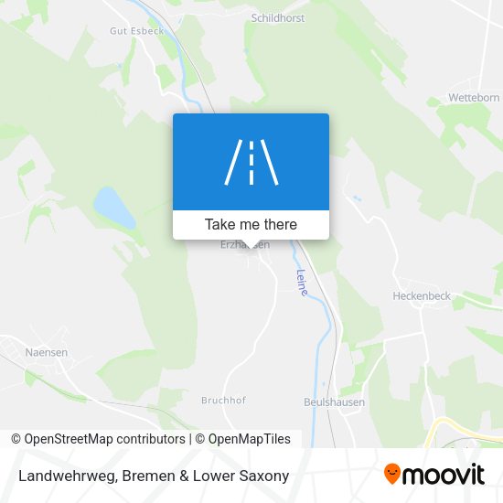Landwehrweg map