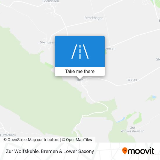 Zur Wolfskuhle map