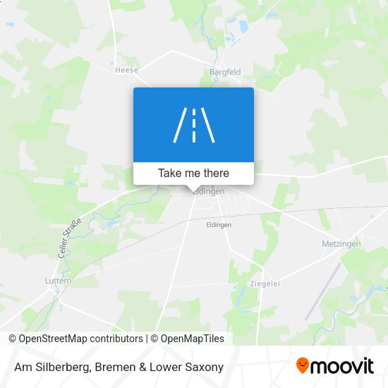 Am Silberberg map