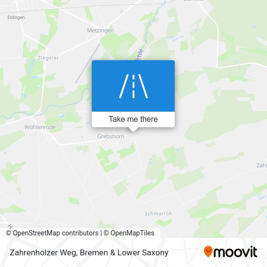 Zahrenholzer Weg map