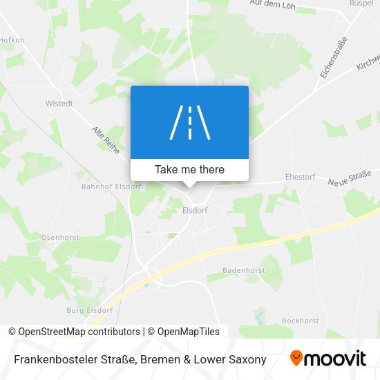 Frankenbosteler Straße map