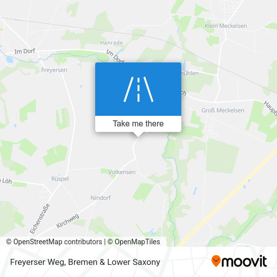 Freyerser Weg map