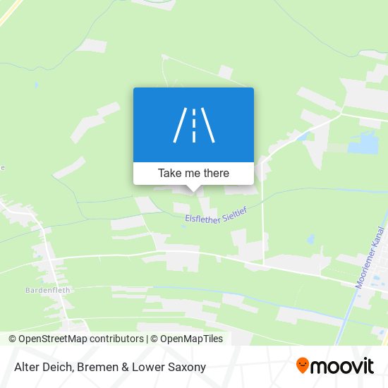 Alter Deich map