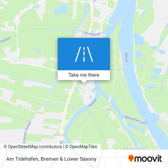 Am Tidehafen map