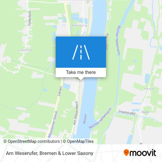 Am Weserufer map