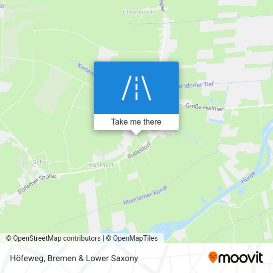 Höfeweg map