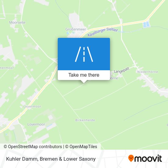 Kuhler Damm map