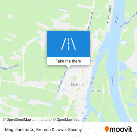 Magellanstraße map