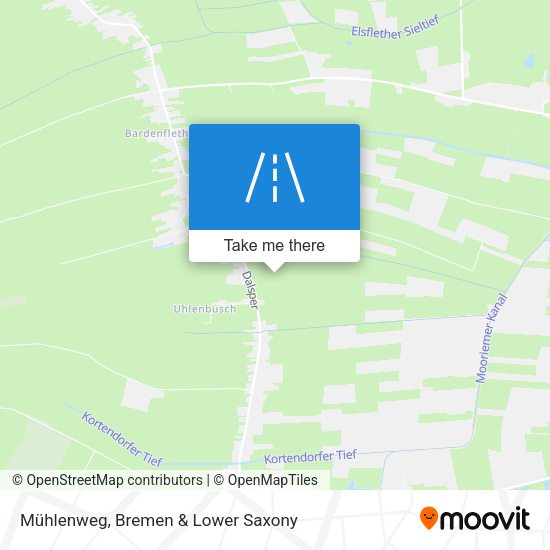 Mühlenweg map