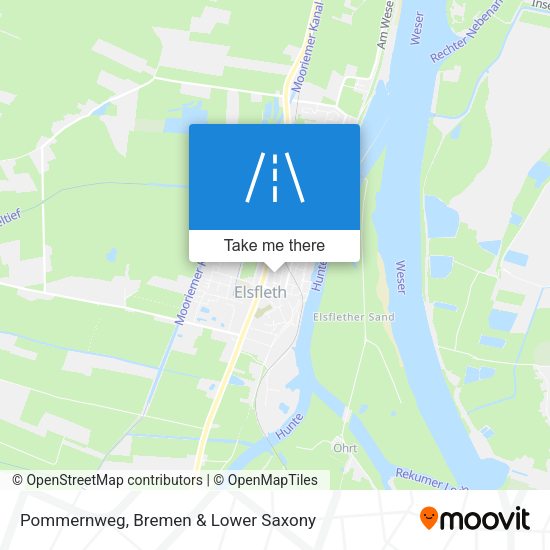 Pommernweg map