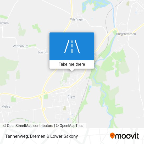 Tannenweg map