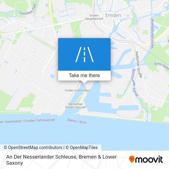 An Der Nesserlander Schleuse map