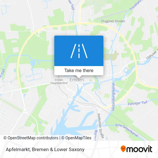 Карта Apfelmarkt