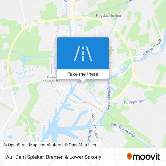 Auf Dem Spieker map