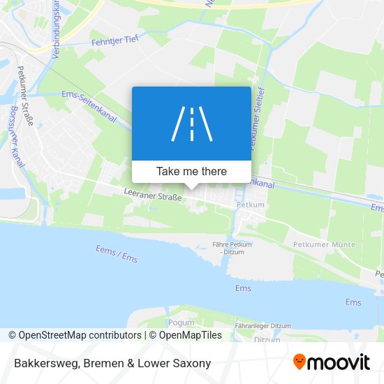 Bakkersweg map