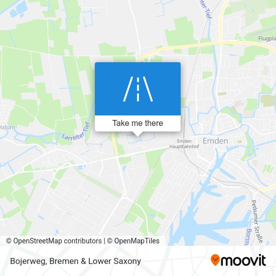 Bojerweg map