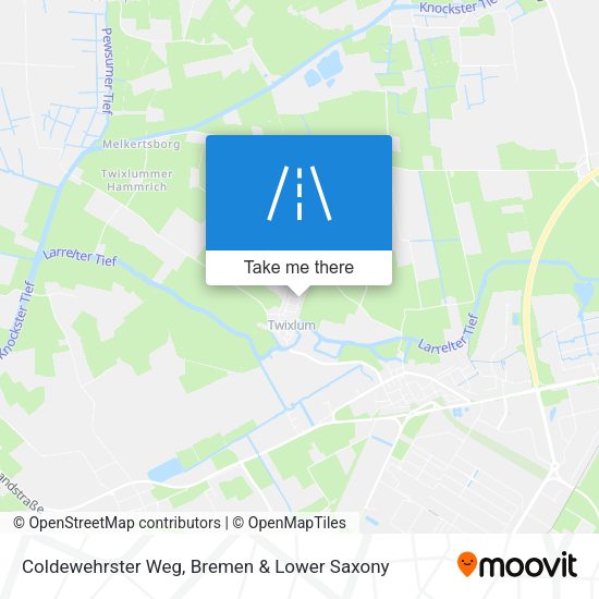 Coldewehrster Weg map
