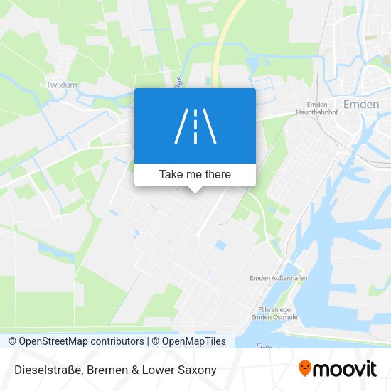 Dieselstraße map