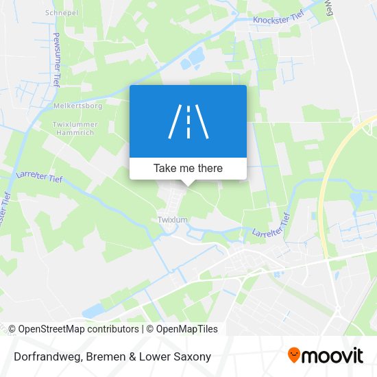 Dorfrandweg map