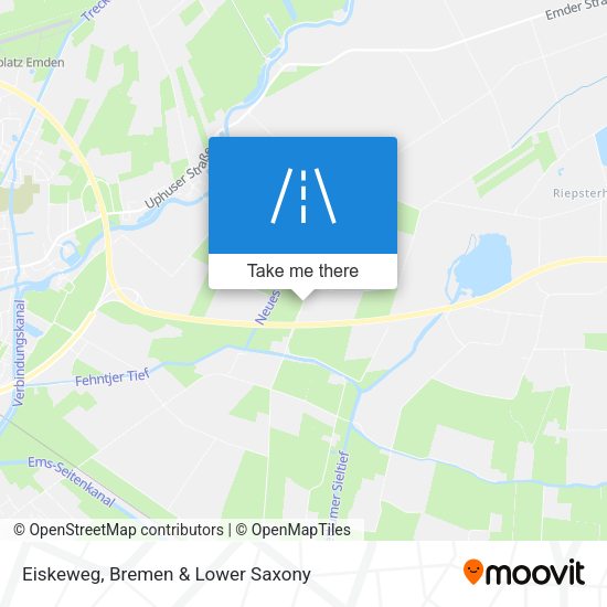 Eiskeweg map