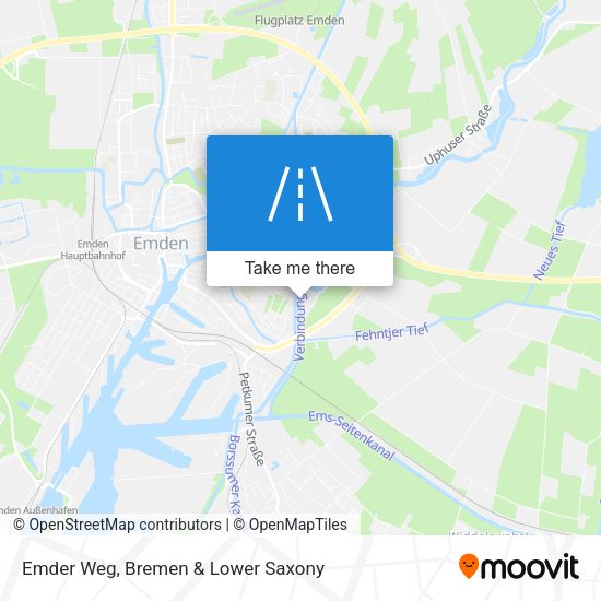 Emder Weg map