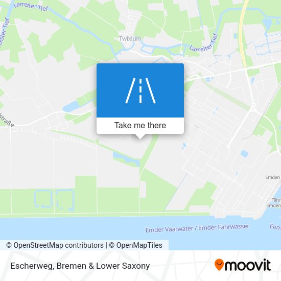 Escherweg map