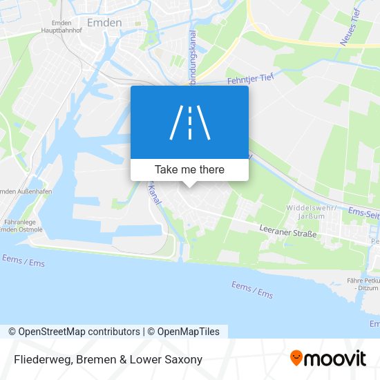 Fliederweg map