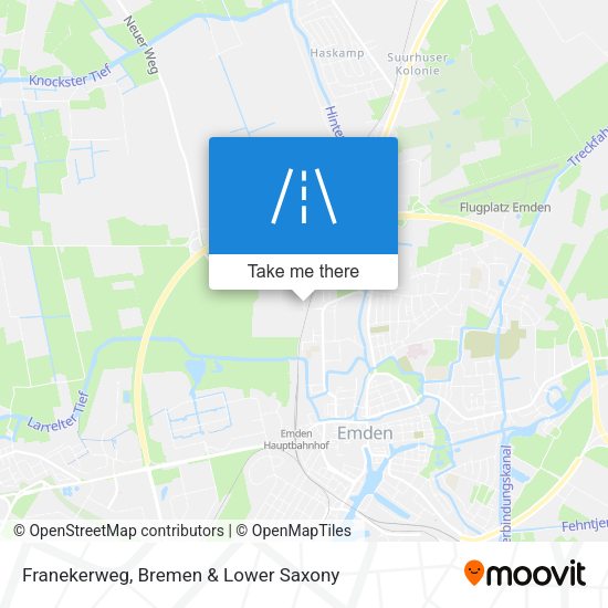 Franekerweg map