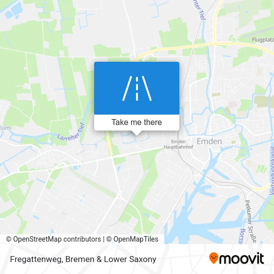 Карта Fregattenweg