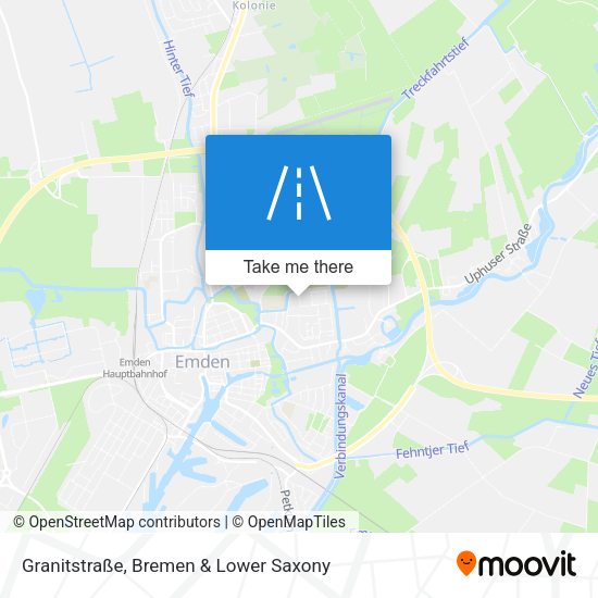 Granitstraße map