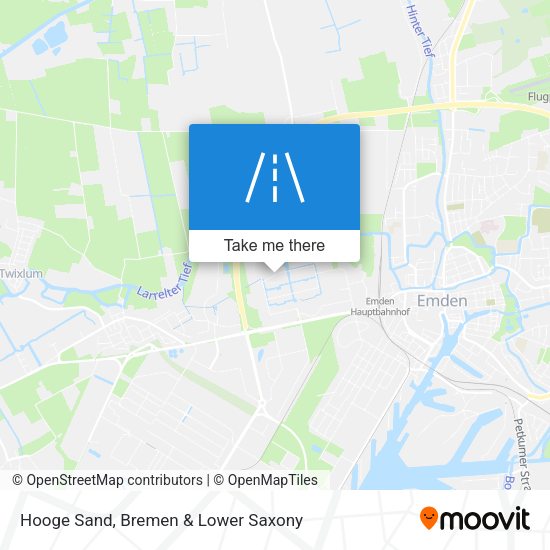 Hooge Sand map