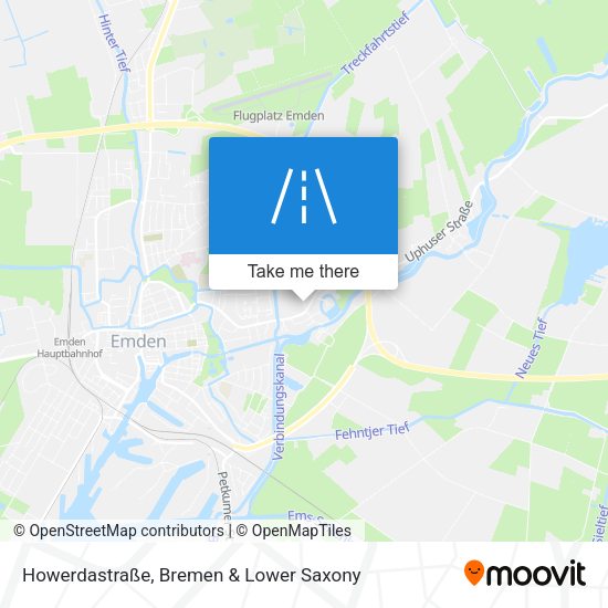 Howerdastraße map