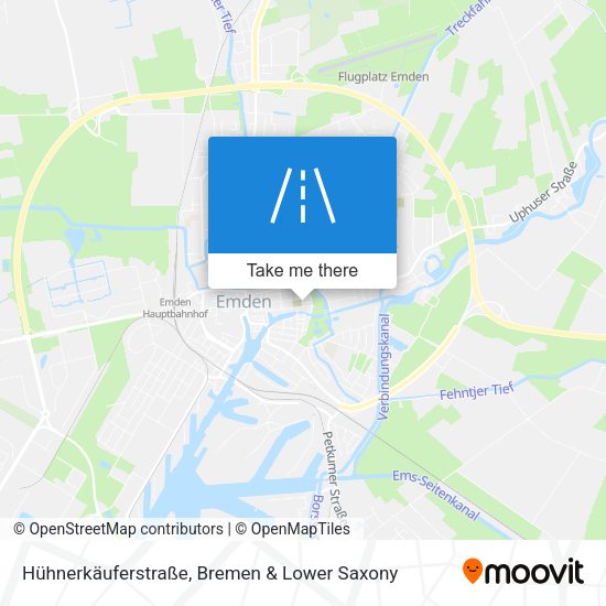 Hühnerkäuferstraße map