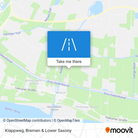 Klappweg map