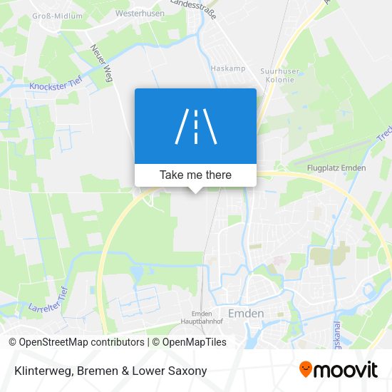Klinterweg map
