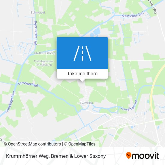 Krummhörner Weg map