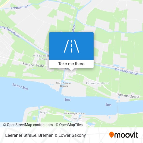 Leeraner Straße map