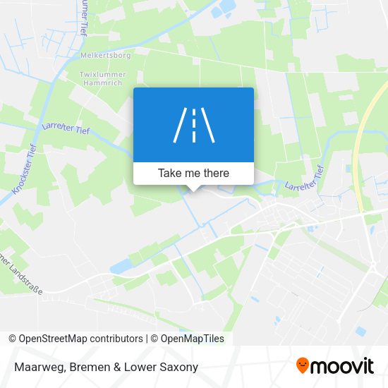 Maarweg map