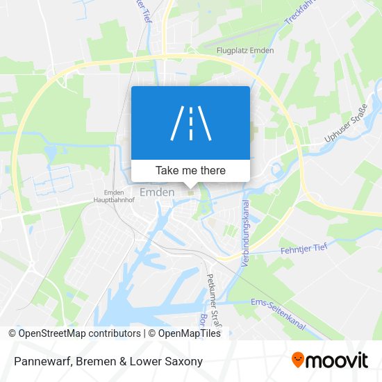 Pannewarf map