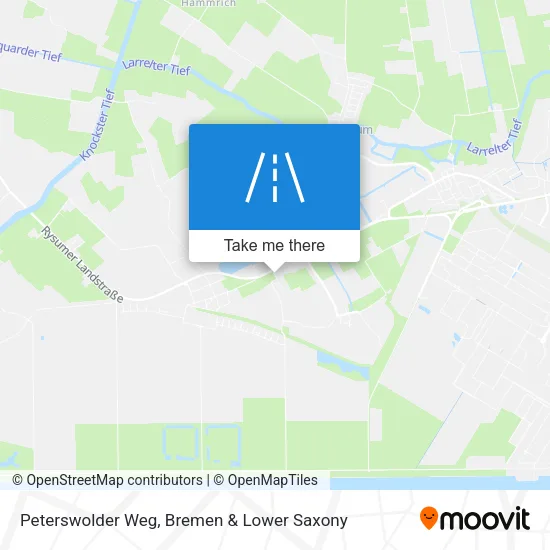 Карта Peterswolder Weg