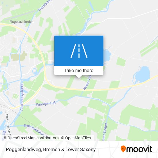Poggenlandweg map