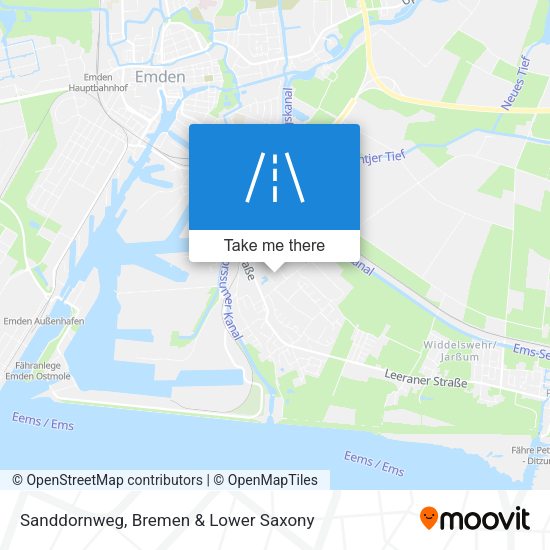 Sanddornweg map