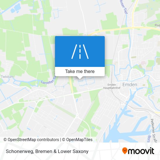 Schonerweg map