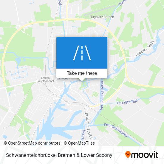 Schwanenteichbrücke map