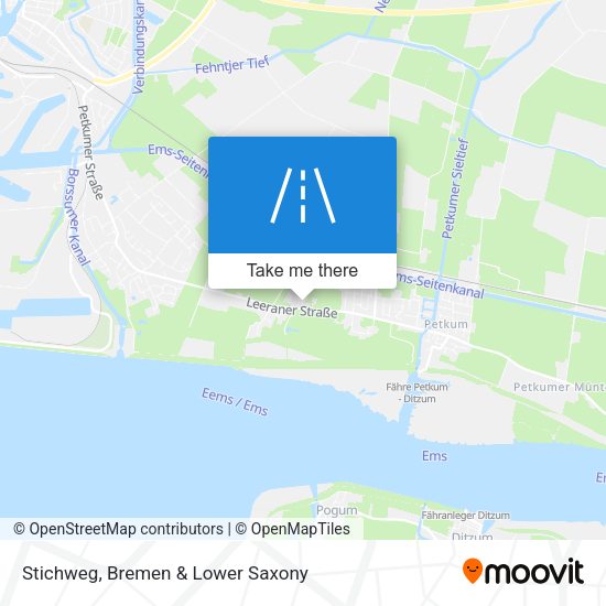Stichweg map