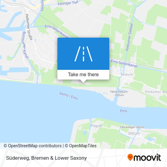 Süderweg map